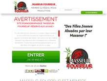 Tablet Screenshot of masseurfourreur.com